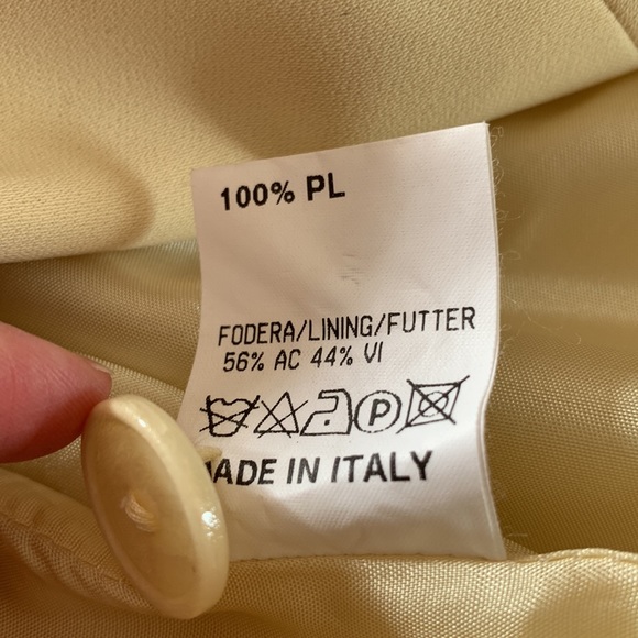 Vintage Italian Pantsuit Set - Yellow - Picture 5 of 9